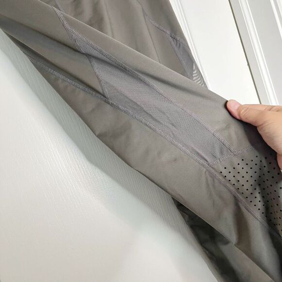 Joy Lab High Rise Sheer Paneled Perforated Holes Full Length Athletic Leggings - Picture 7 of 13